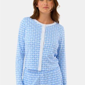 Roller Rabbit Gingham Hearts Nessa Cardigan